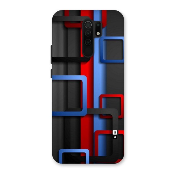 Abstract Box Back Case for Redmi 9 Prime