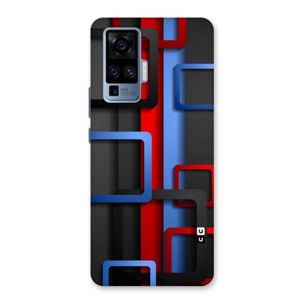 Abstract Box Back Case for Vivo X50 Pro