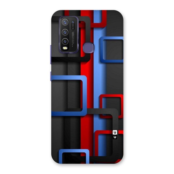 Abstract Box Back Case for Vivo Y30