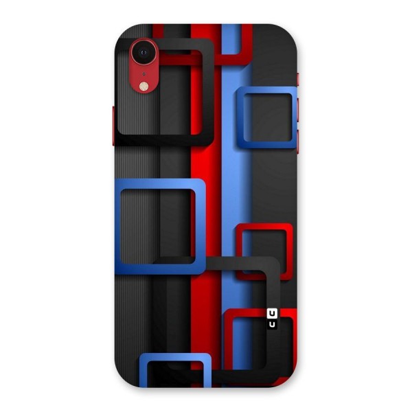 Abstract Box Back Case for iPhone XR