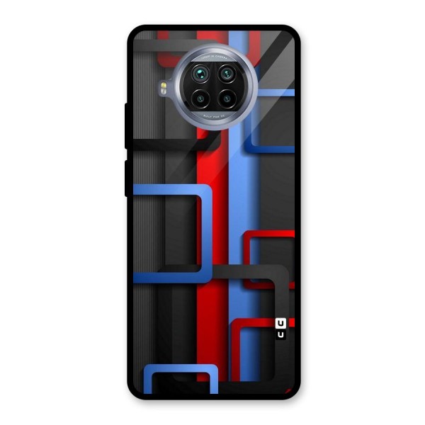 Abstract Box Glass Back Case for Mi 10i