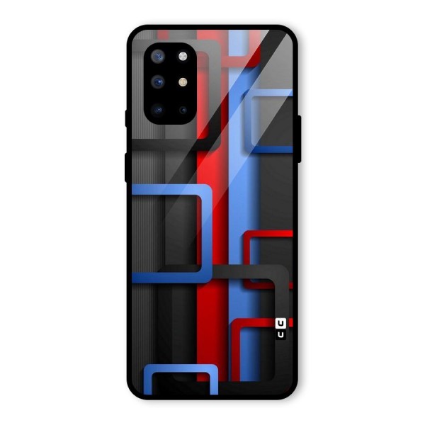 Abstract Box Glass Back Case for OnePlus 8T