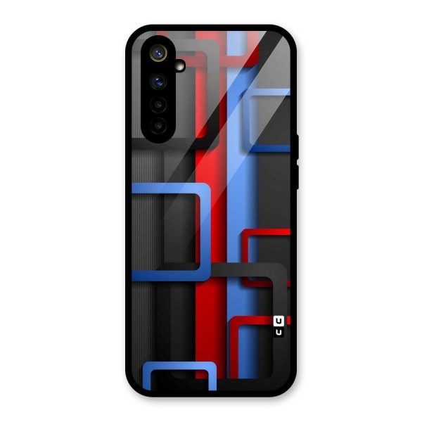 Abstract Box Glass Back Case for Realme 6i