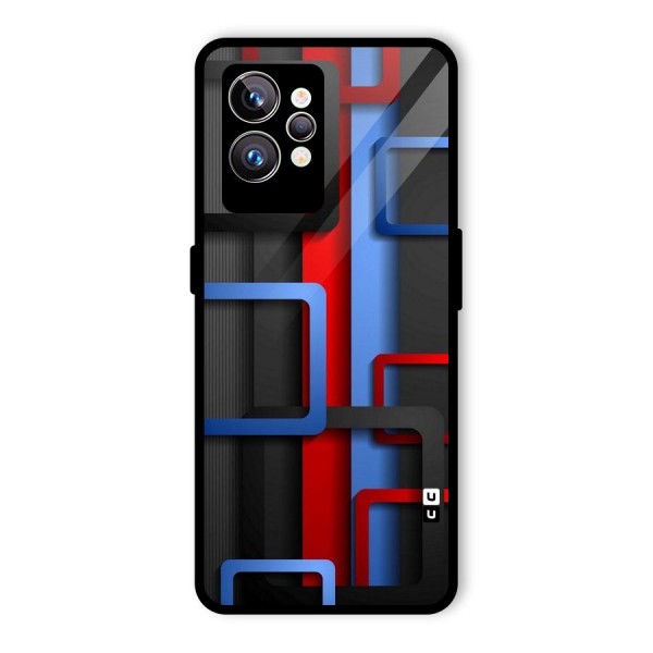 Abstract Box Glass Back Case for Realme GT2 Pro