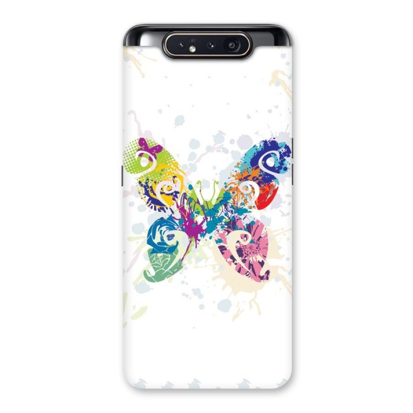 Abstract Butterfly Back Case for Galaxy A80