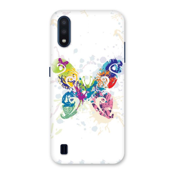 Abstract Butterfly Back Case for Galaxy M01