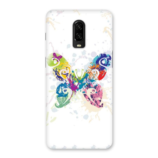 Abstract Butterfly Back Case for OnePlus 6T