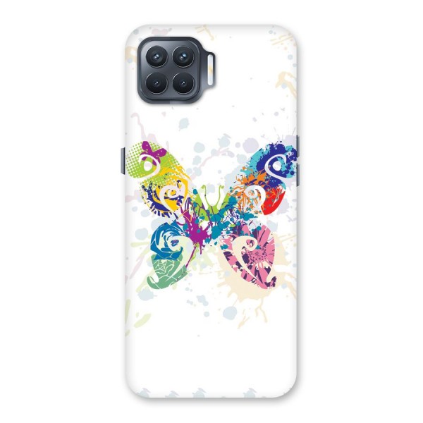 Abstract Butterfly Back Case for Oppo F17 Pro