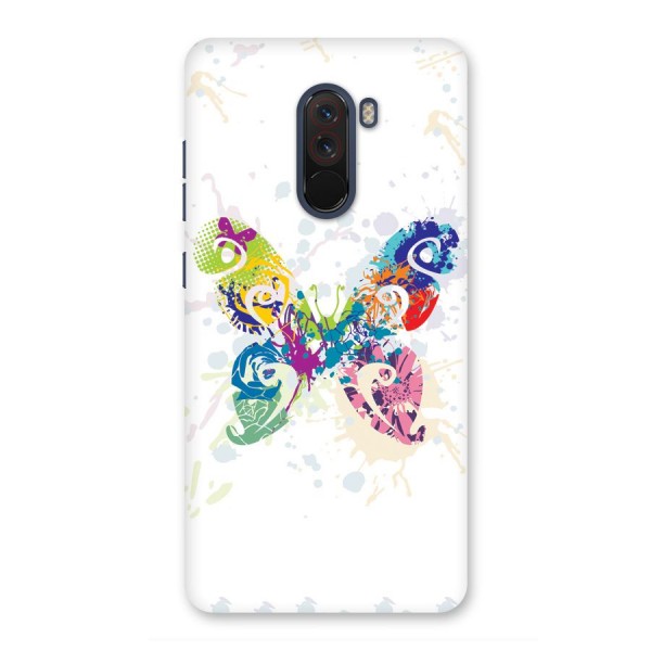 Abstract Butterfly Back Case for Poco F1