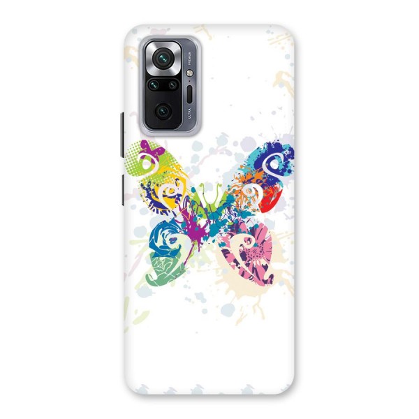 Abstract Butterfly Back Case for Redmi Note 10 Pro