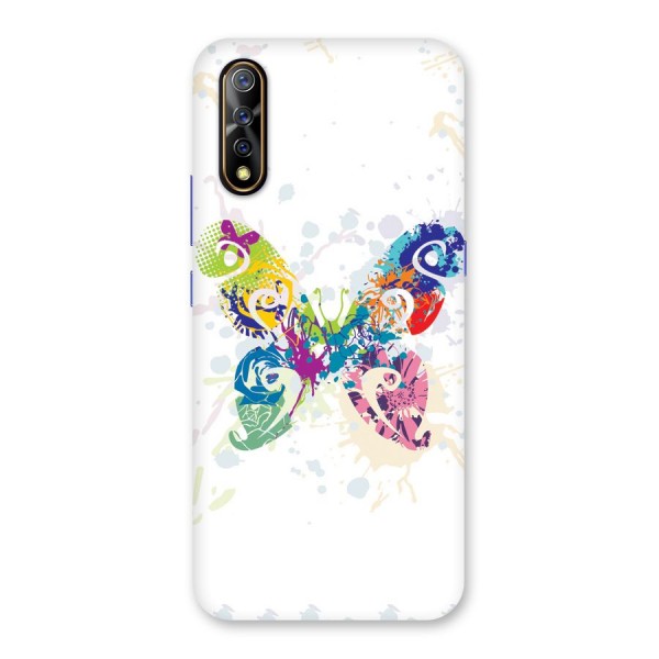 Abstract Butterfly Back Case for Vivo S1