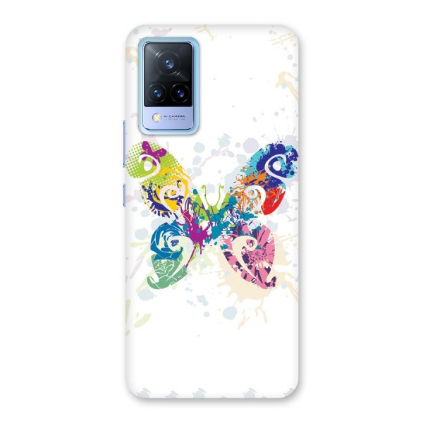 Abstract Butterfly Back Case for Vivo V21 5G