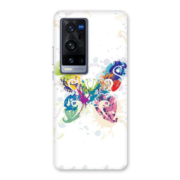 Abstract Butterfly Back Case for Vivo X60 Pro Plus