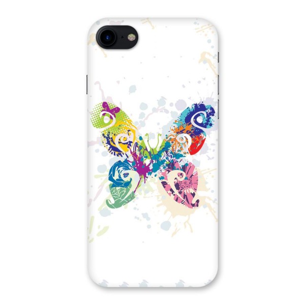 Abstract Butterfly Back Case for iPhone SE 2020