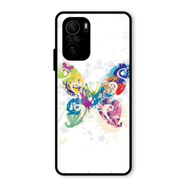 Abstract Butterfly Glass Back Case for Mi 11x