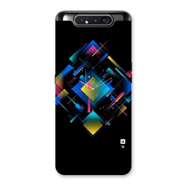 Abstract Clock Back Case for Galaxy A80