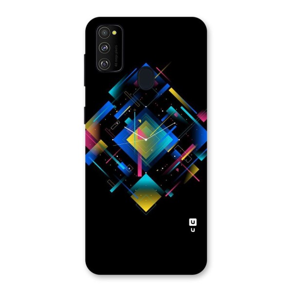 Abstract Clock Back Case for Galaxy M21