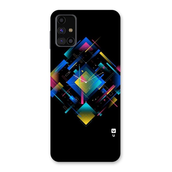 Abstract Clock Back Case for Galaxy M31s