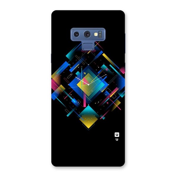 Abstract Clock Back Case for Galaxy Note 9