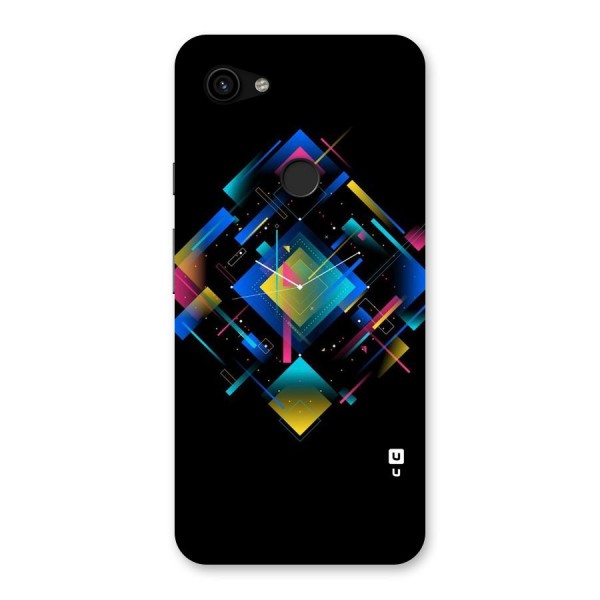 Abstract Clock Back Case for Google Pixel 3a XL