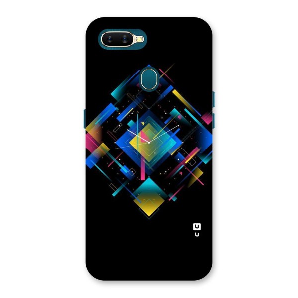 Abstract Clock Back Case for Oppo A7