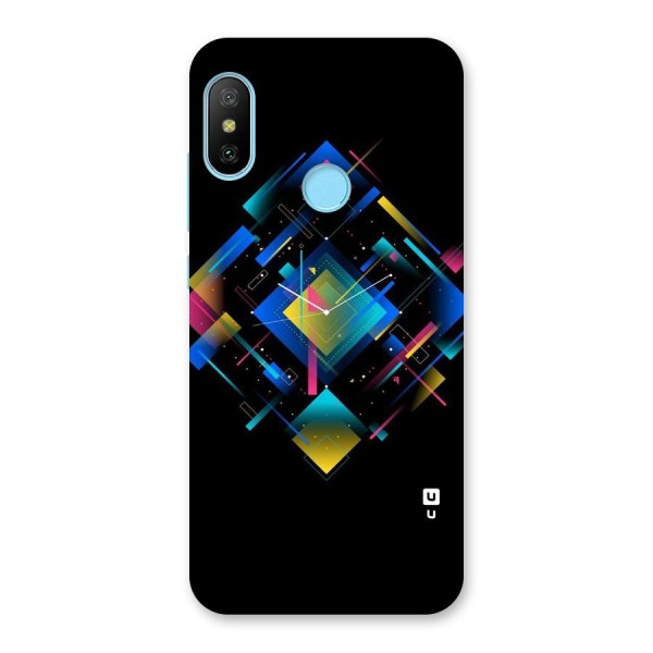 Abstract Clock Back Case for Redmi 6 Pro