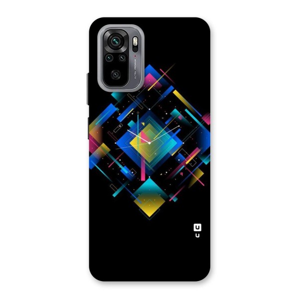 Abstract Clock Back Case for Redmi Note 10