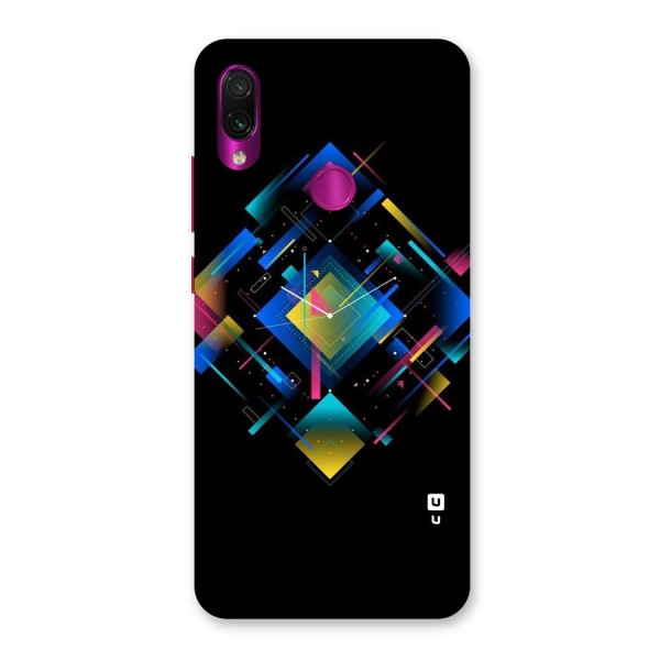 Abstract Clock Back Case for Redmi Note 7 Pro