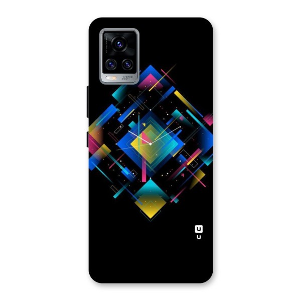 Abstract Clock Back Case for Vivo V20 Pro