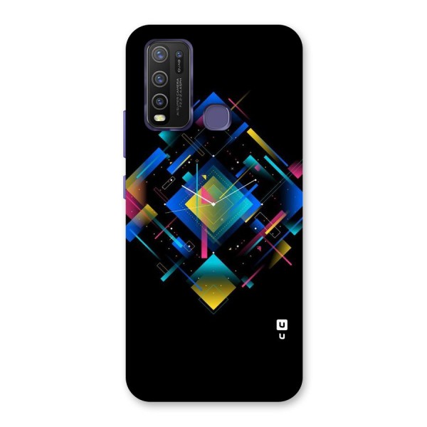 Abstract Clock Back Case for Vivo Y30