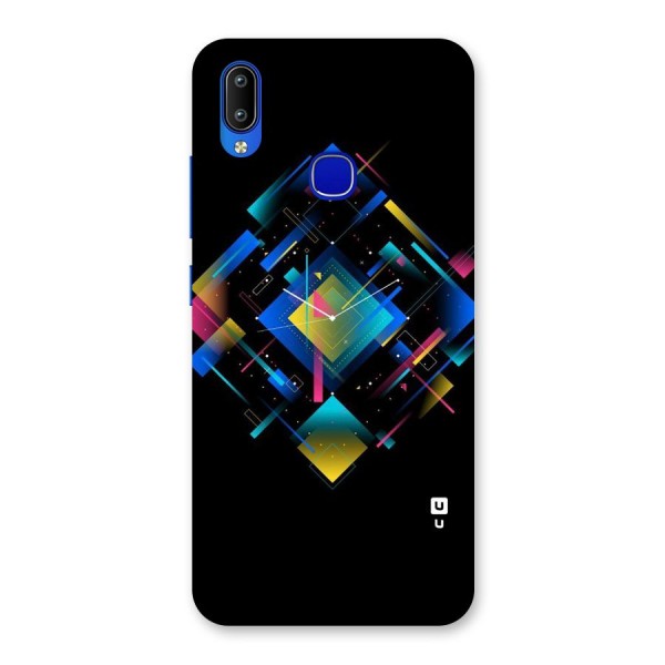 Abstract Clock Back Case for Vivo Y91