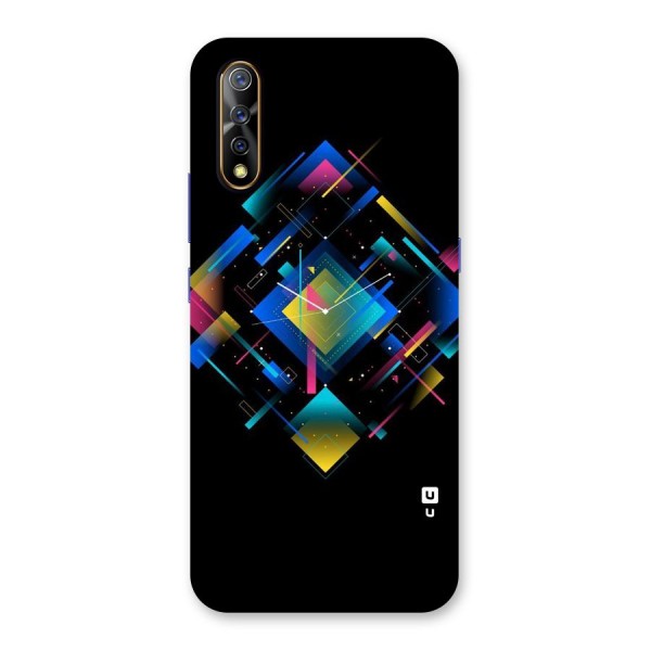 Abstract Clock Back Case for Vivo Z1x