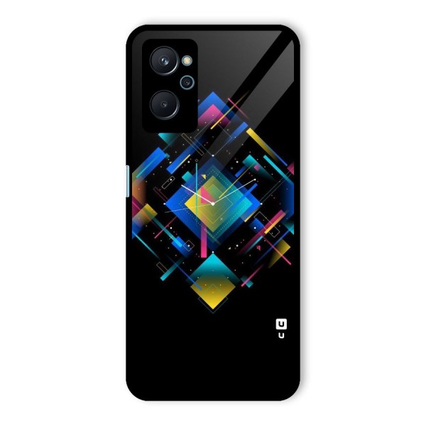 Abstract Clock Glass Back Case for Realme 9i