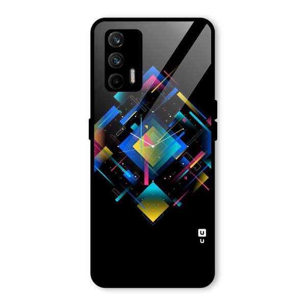 Abstract Clock Glass Back Case for Realme GT 5G