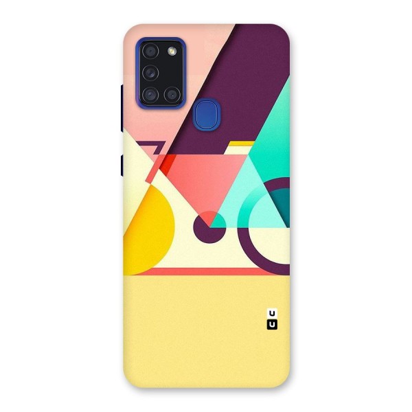 Abstract Cycle Back Case for Galaxy A21s