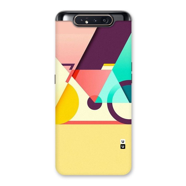 Abstract Cycle Back Case for Galaxy A80