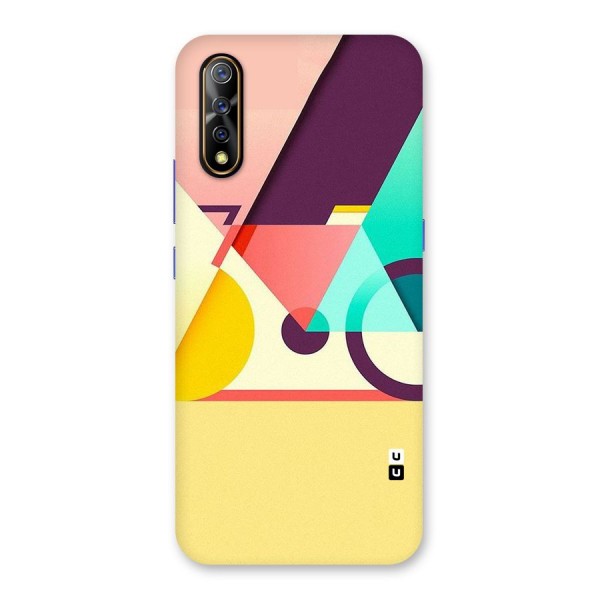 Abstract Cycle Back Case for Vivo S1