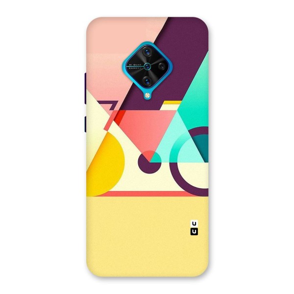 Abstract Cycle Back Case for Vivo S1 Pro