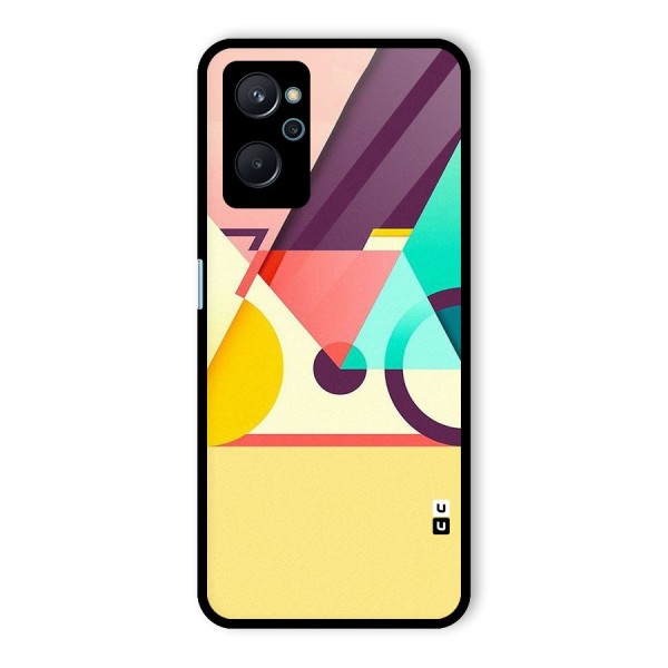 Abstract Cycle Glass Back Case for Realme 9i