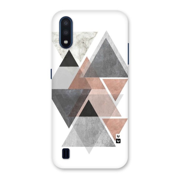 Abstract Diamond Pink Design Back Case for Galaxy M01