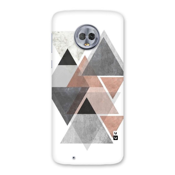 Abstract Diamond Pink Design Back Case for Moto G6