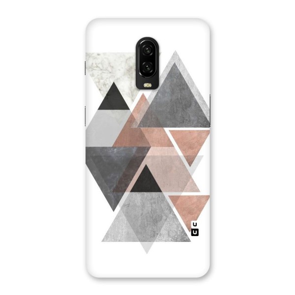 Abstract Diamond Pink Design Back Case for OnePlus 6T