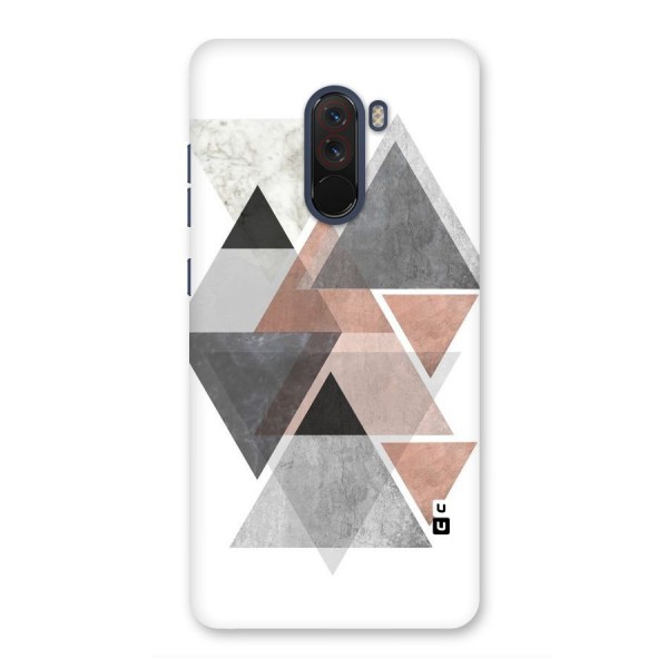 Abstract Diamond Pink Design Back Case for Poco F1