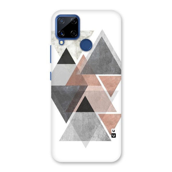 Abstract Diamond Pink Design Back Case for Realme C12