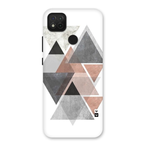 Abstract Diamond Pink Design Back Case for Redmi 9C