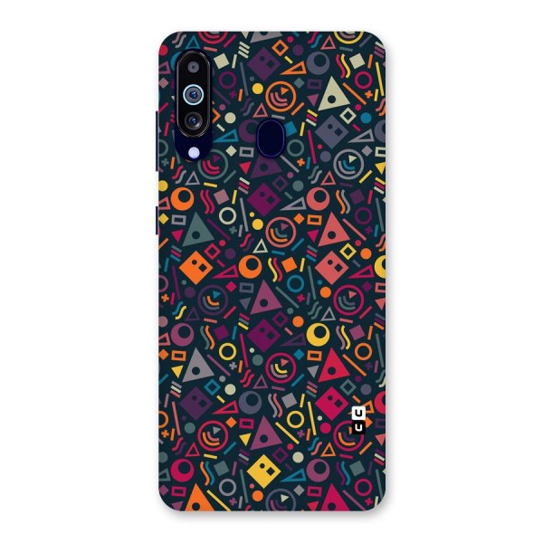 Abstract Figures Back Case for Galaxy A60