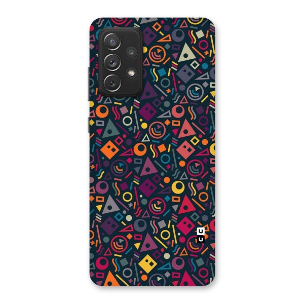 Abstract Figures Back Case for Galaxy A72