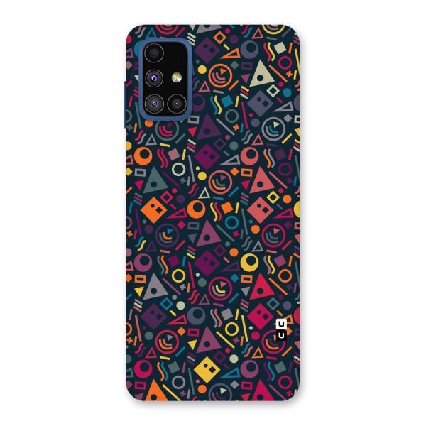 Abstract Figures Back Case for Galaxy M51