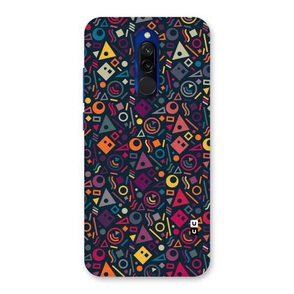 Abstract Figures Back Case for Redmi 8