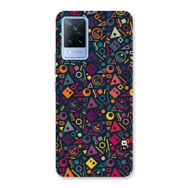 Abstract Figures Back Case for Vivo V21 5G